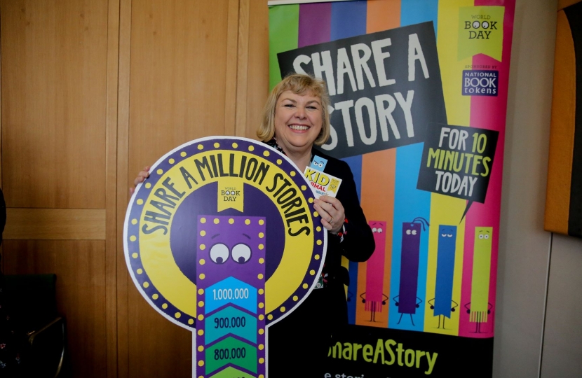 Jane Hunt MP World Book Day