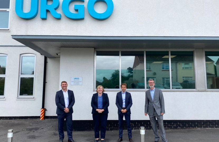 Jane and Urgo team outside Urgo