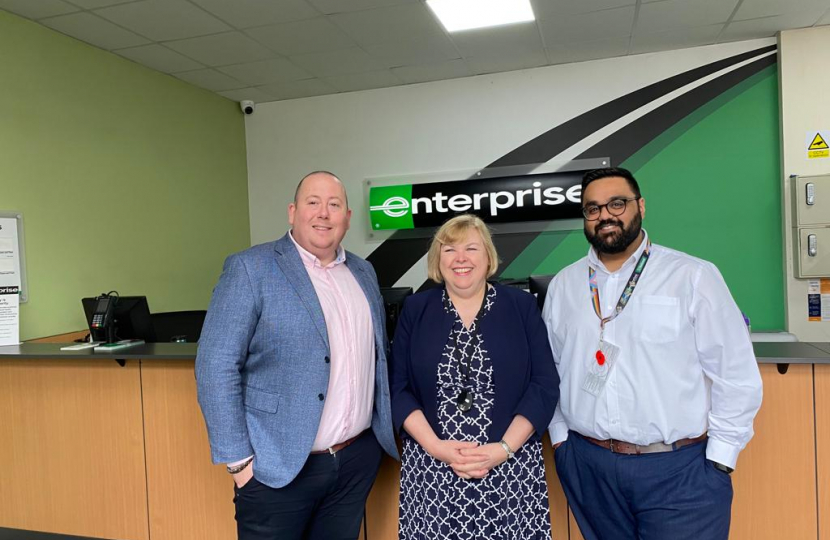 Jane at Enterprise in Loughborough