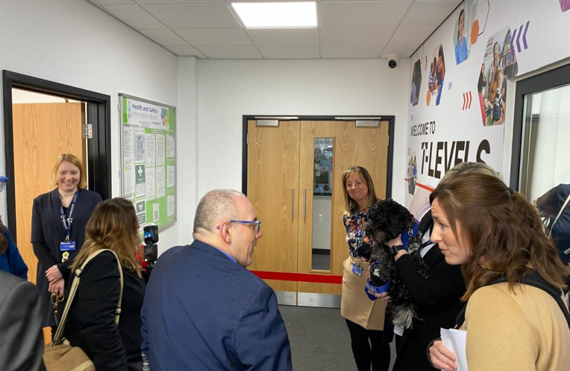 Education Minister visits Loughborough College