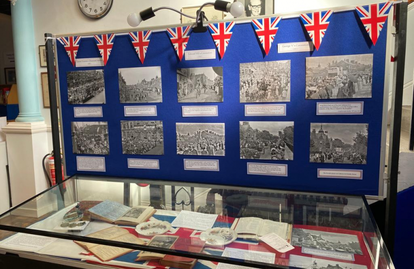 Loughborough Library Coronation Display