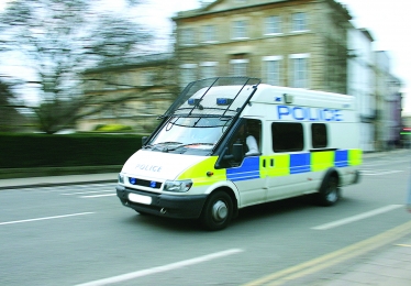 Police van