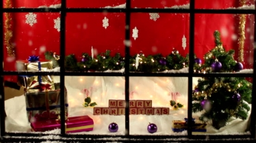 Christmas window