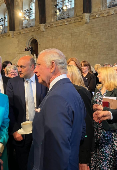 King Charles in Westminster Hall