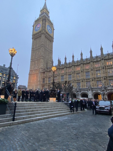 King Charles III visits Westminster