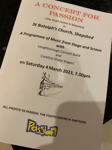 Leaflet advertising the event